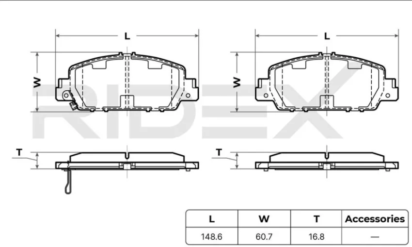 Honda Vezel Front Brake Pad Set | OEM Quality ECE R90 - Image 4