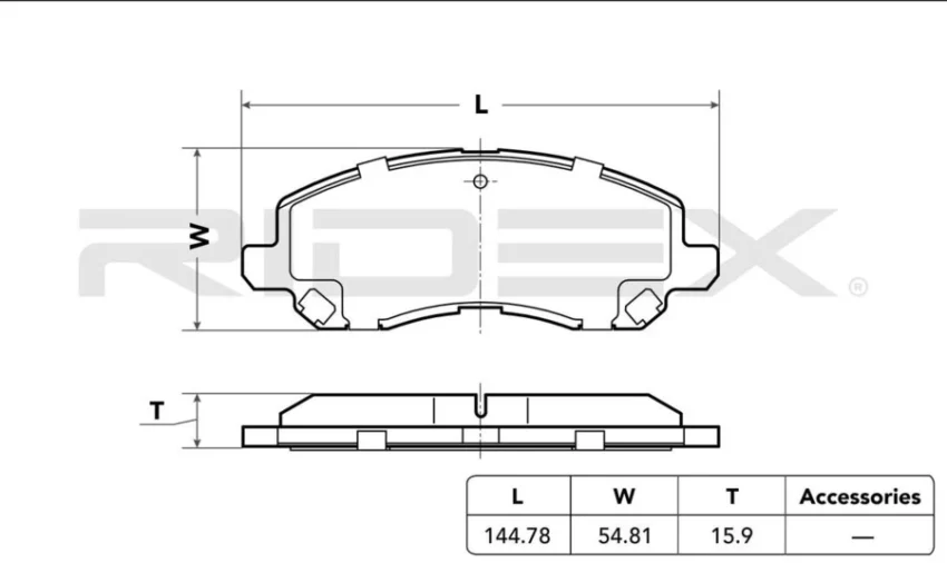 Mitsubishi Outlander/RVR Front Brake Pads - Image 2